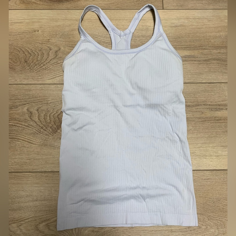 Lululemon Ebb to Street Tank- Pastel Blue size 6